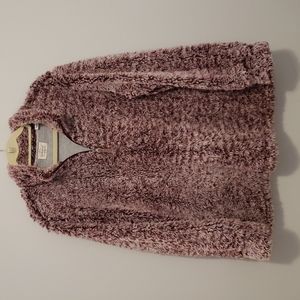 Weatherproof Vintage Maroon Sherpa Fleece Jacket